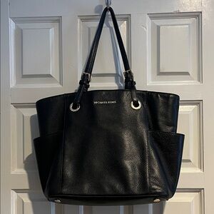 Michael Kors Black Leather Tote